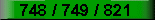 748 / 749 / 821